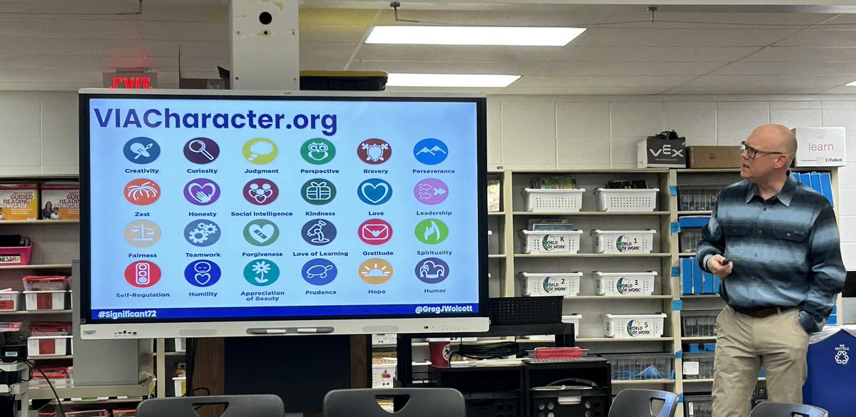 sfredericks21's tweet photo. Thank you to @GregJWolcott for delivering an amazing PD to the McCarty teachers. #focusonstrengths #significant72 #relationshipsmatter https://t.co/jo1ISe4D4g