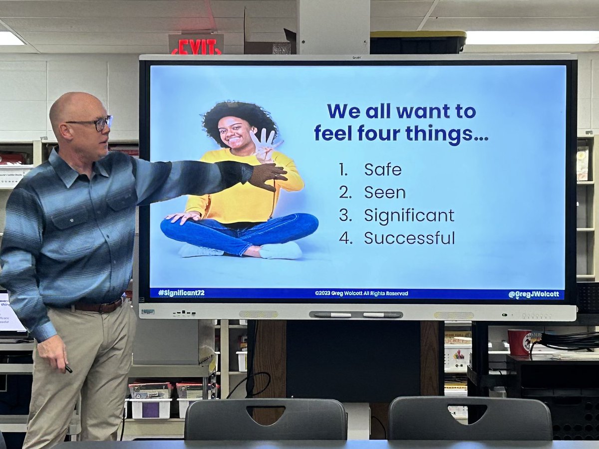 sfredericks21's tweet photo. Thank you to @GregJWolcott for delivering an amazing PD to the McCarty teachers. #focusonstrengths #significant72 #relationshipsmatter https://t.co/jo1ISe4D4g