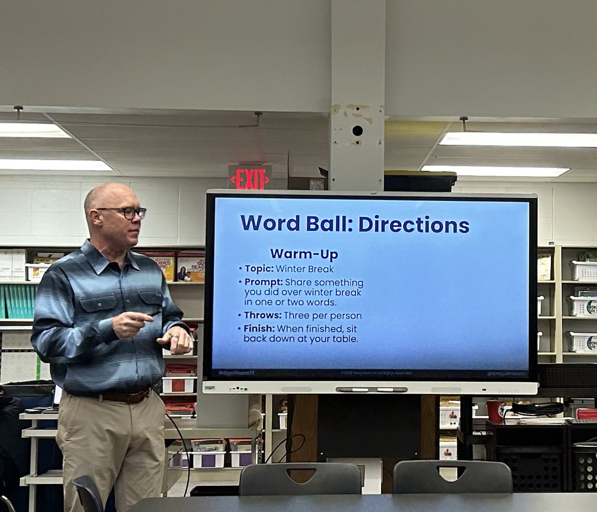 sfredericks21's tweet photo. Thank you to @GregJWolcott for delivering an amazing PD to the McCarty teachers. #focusonstrengths #significant72 #relationshipsmatter https://t.co/jo1ISe4D4g