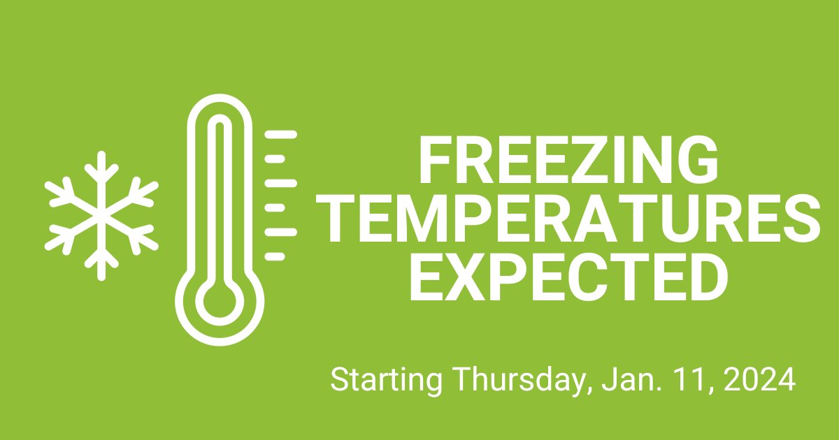 Camosun's tweet photo. Freezing temperatures are expected throughout the region starting Thursday night over the coming days. ❄️ #Camosun grounds crews have been salting roads and pathways on campus. Dress warmly to avoid frostbite or hypothermia, and watch out for slippery surfaces. #YYJ #YYJweather https://t.co/uevnF1SJaa