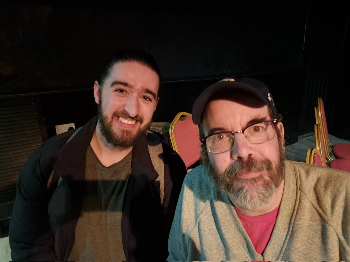 GunaNuaTheatre's tweet image. @TomReing of the parish of Philadelphia with Liam Smyth at #magicplay @Viking_Theatre Thanks for making it along Tom!