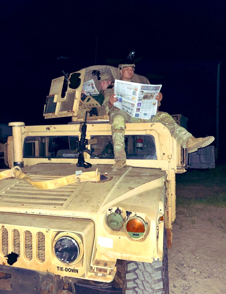 BCSD_Schumacher's tweet photo. From BREWSTER to AFRICA: BHS Semper Fi Club holiday packages arrived! My heart is full. Taking some time to read @BHSBearFacts while enjoying snacks. Keep our troops safe 🇺🇸❤️ @brewsterschools https://t.co/ZTDEPdQAZc