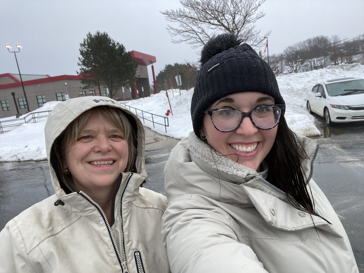 Day 4 was a St. John’s winter day - rain,drizzle, fog with a side of slop! But the company was great! And made for a great break!