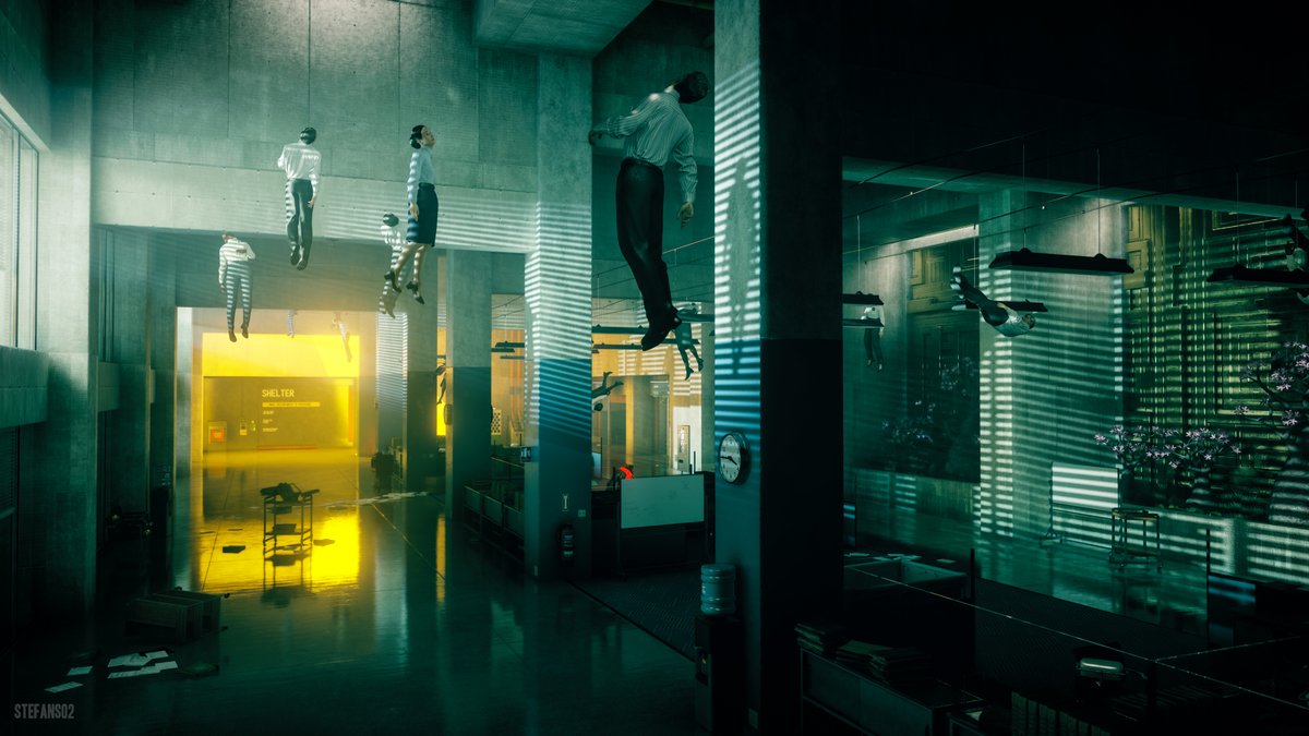 Stefans02's tweet photo. So I started and already ended @ControlRemedy! How could I have missed out on this game for all these years. It's great! Superb atmosphere and great style! The mysterious story is right up my alley!

Ofcourse made a ''few'' screenshots! 😏 More to come on @Stefanscreens02! 👀 https://t.co/szQfCTVRZI
