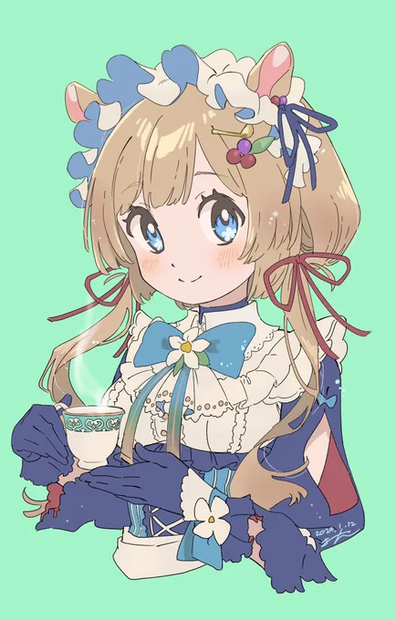 #絵にふぁー こないだ絵使ってもらえて嬉しかったから、またエリー・コニファーさんを描いたよ。