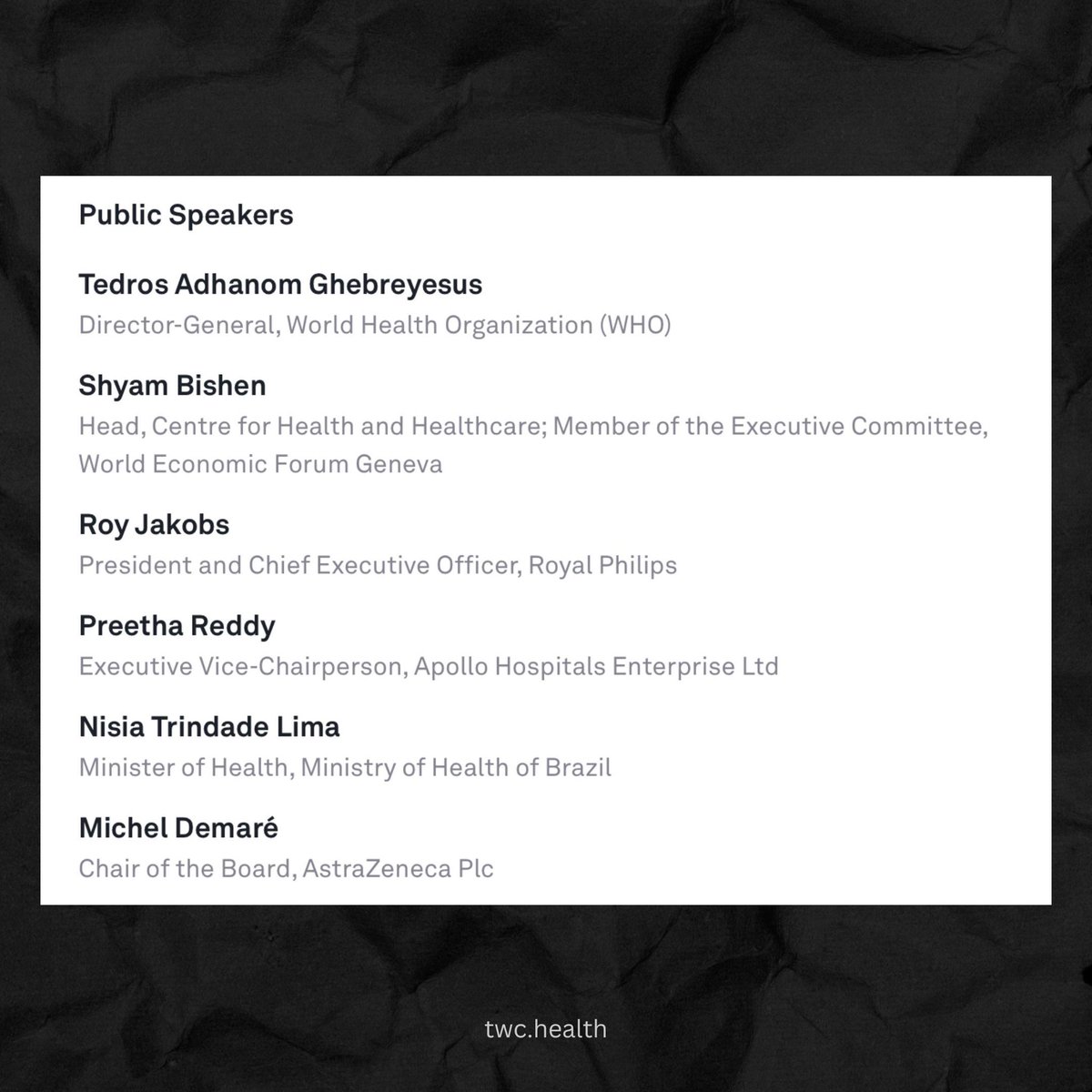 twc_health's tweet photo. 📅 SAVE THE DATE 📅
World Economic Forum is planning for “Disease X” 👀
https://t.co/yyJr64I7OA
#prepping #markyourcalendar #diseaseX #plandemic #importantmeeting #wholied #medicalemergencykit https://t.co/sTVar1gNC4