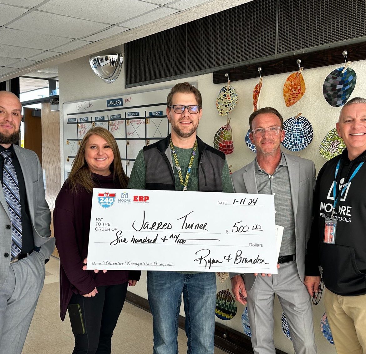 jarredturner's tweet photo. For any of you that had me receiving a giant check on your Bingo card… https://t.co/xFY2xwEnbu