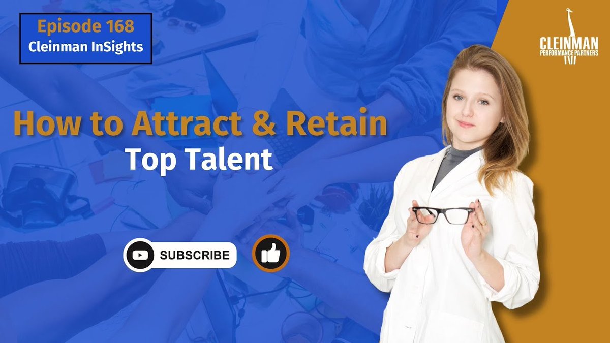 CleinmanPartner's tweet image. In this week’s Cleinman InSights video, Al Cleinman shares how to attract and retain an amazing team to help an eyecare practice thrive and achieve long-term success.

Click this link to watch: hubs.la/Q02g2QfV0

#cleinmaninsights #BetterPerspectiveBetterResults #ODtips