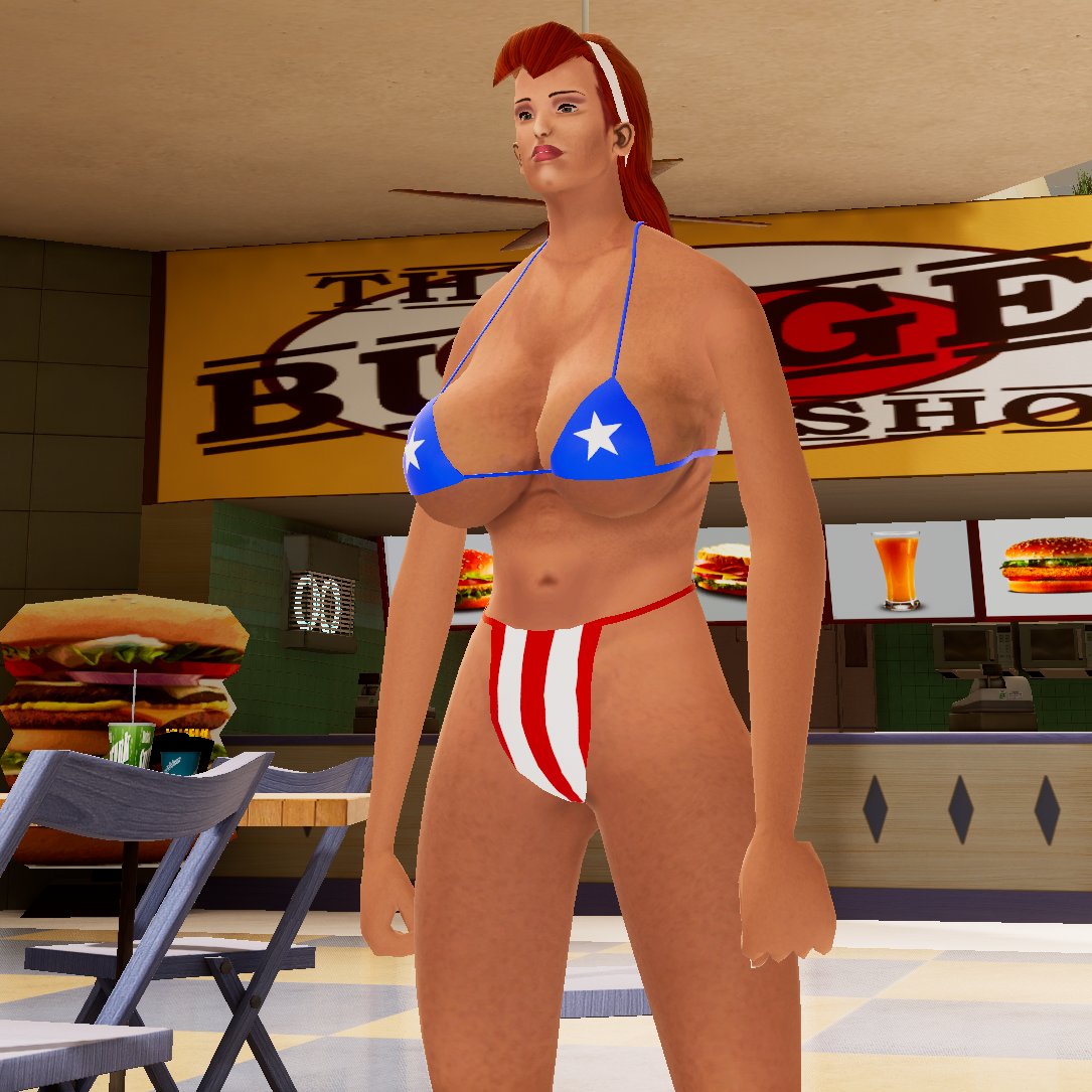 NikTek's tweet photo. @clownworld Why is she looking like a GTA NPC though😂 https://t.co/OPy1tkgfZu