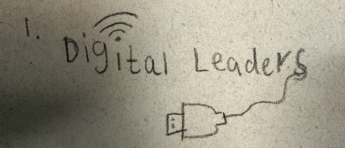 MrsLLuke's tweet photo. Well done to this pupil who designed the winning Digital Leaders logo 🌟🏆 Our digital leaders worked together to transfer his idea from paper to iPad to create these fantastic badges #keynote #Procreate #skillsforwork 🤩 Well done👏 @StMonicaMilton @missfergprimary @DL_for_All https://t.co/Kt25aaiabv