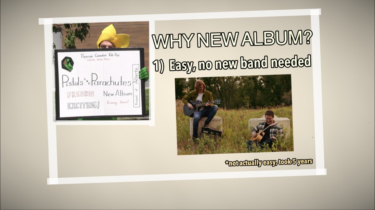PandPband's tweet photo. WHY NEW ALBUM? - an infographic in three parts. #newmusic #newalbum #indiemusic https://t.co/Hccjj6PIUb