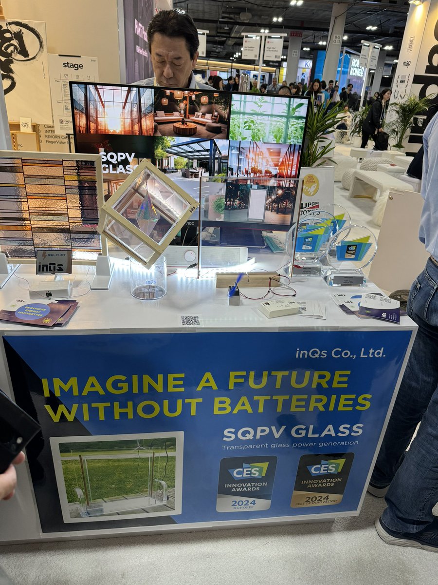tewoz's tweet photo. #CES2024 SQPV Glass : des panneaux solaires transparents, de quoi équiper tous les immeubles de bureaux et faire de vraies économies d’énergie !
@jeancayeux @jblefevre60 @nincoroby @kalydeoo @ipfconline1 @Ym78200 https://t.co/P7LcImZX87