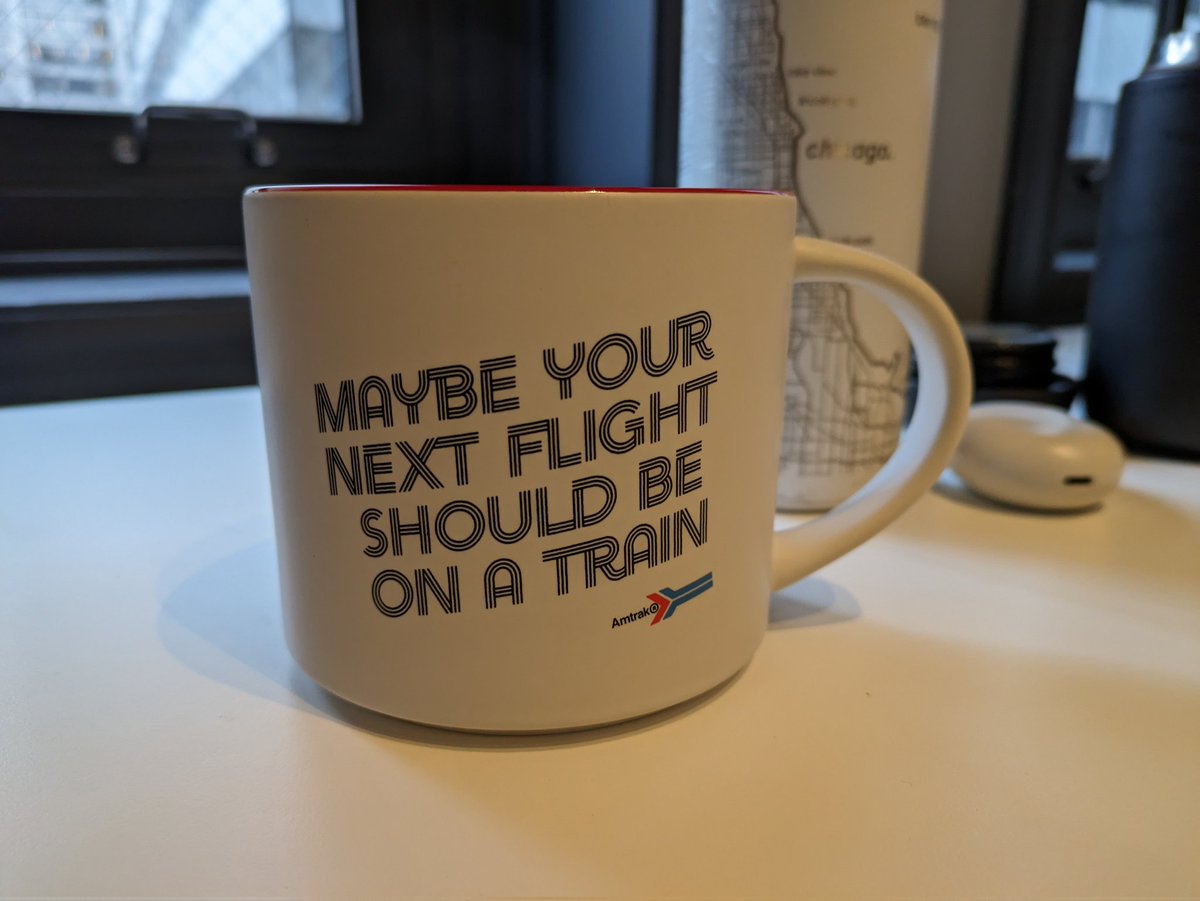 This @Amtrak mug is the best mug
