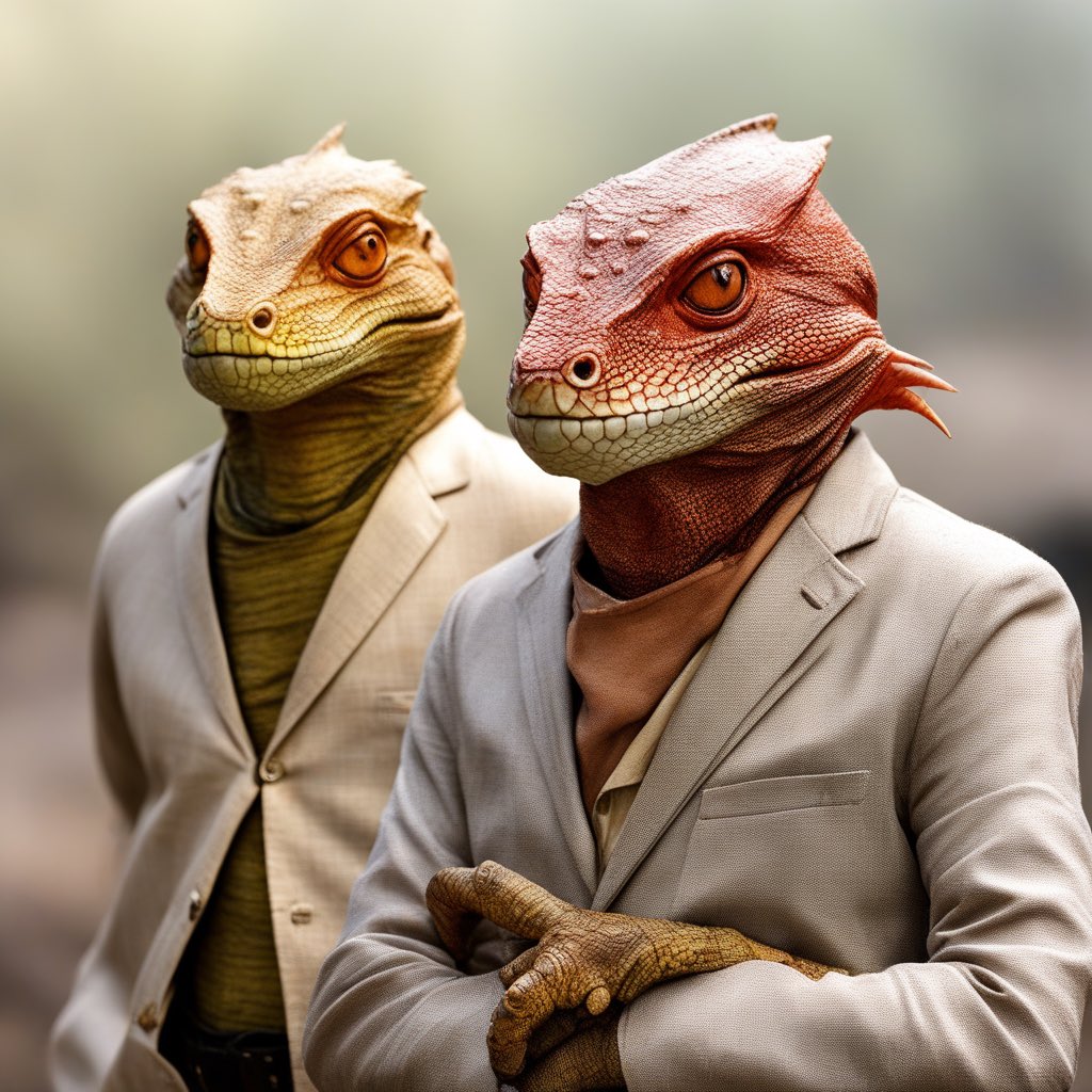 CuriousInkCo's tweet image. Hey, Xeeps!  Let’s talk #LizardPeople for a sec.

I've noticed some confusion lately when I use the term "Lizard People." To be clear, I am not suggesting there are actual extraterrestrial reptilian beings posing as humans. My use of "Lizard People" is metaphorical. 

When I say