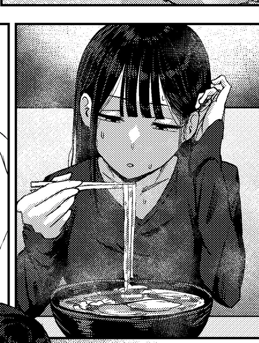 ラーメン食べるゆいちゃん♪