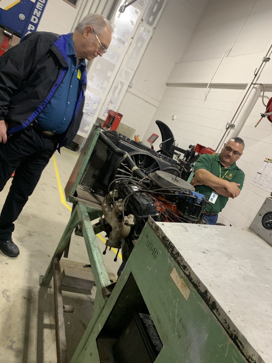 amgraeber's tweet photo. Mr.Soto’s Automotive program has been recognized as a strong high school program! St. Phillips Mr. Eichelberger and Mr. Halliburton are working to help @FloresvilleISD High School continue our momentum with partnerships with higher education opportunities. https://t.co/i7zqE7K00p