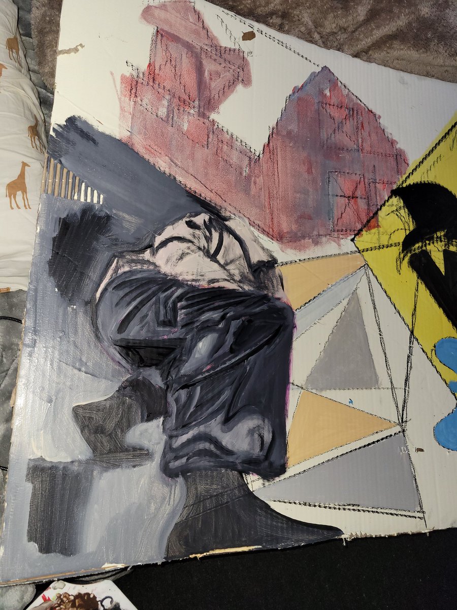 Klevart's tweet image. W.i.p #art #artist #klev #comtemporaryart #mixedmedia #abstractart #modernart #graffitiart #ArtistOnTwitter #illustration #illustrator #design #yyc #graffiti #color #figurativeart #expressionism  #perspective #fineart #sketch #doodles #drawing #lineart #acrylic