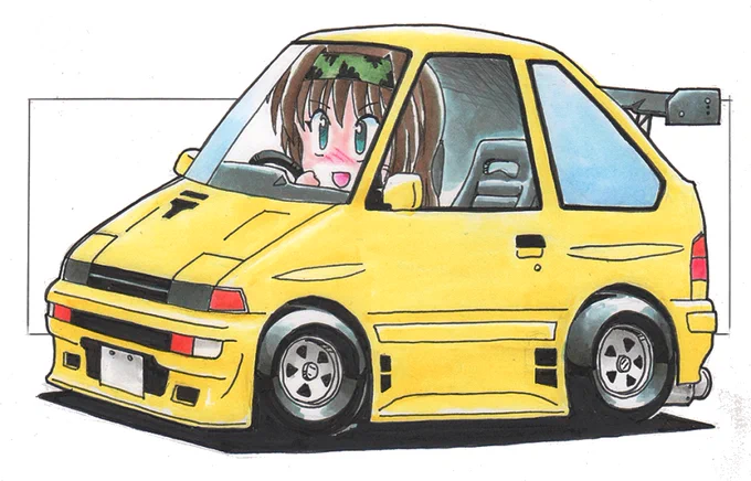 おはようございます。 #みんなでデフォルメ絵をあげて幸せな気分になろうどうも、デフォルメ専門絵師です 