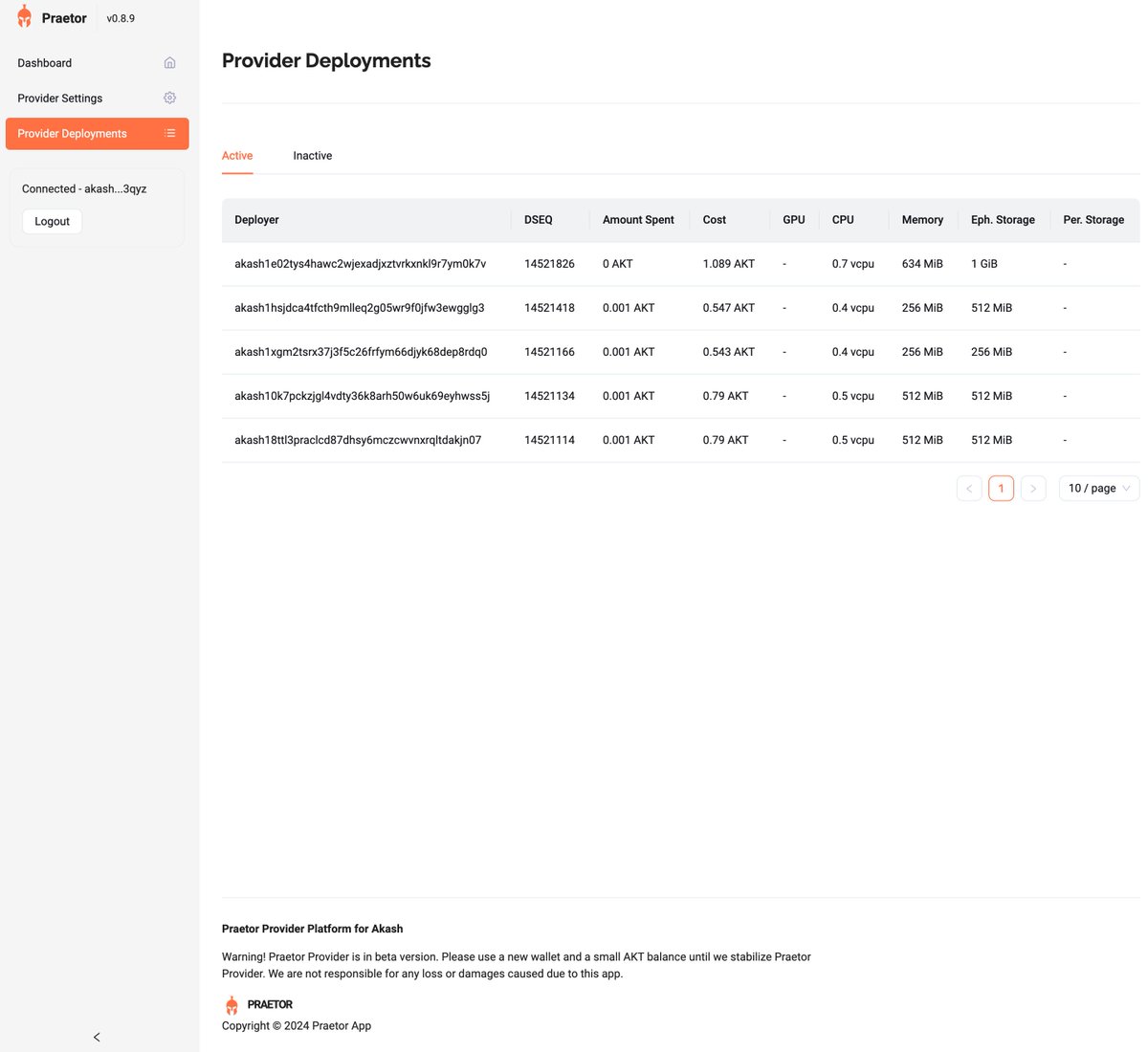 praetor_app's tweet photo. Bull 🐂 or Bear 🧸

we build on. 🚀

@akashnet providers can now track leases and earnings with ease, empowering every step.

#DecentralizedCloud https://t.co/HjsaIbOhZm
