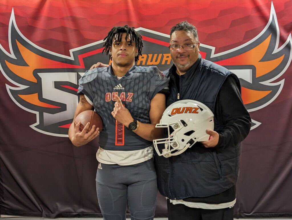 treyjacob24's tweet photo. After a great visit and conversation with @benhanks2 I’m blessed to receive an offer from @OUAZFootball https://t.co/vugYRlzpLu