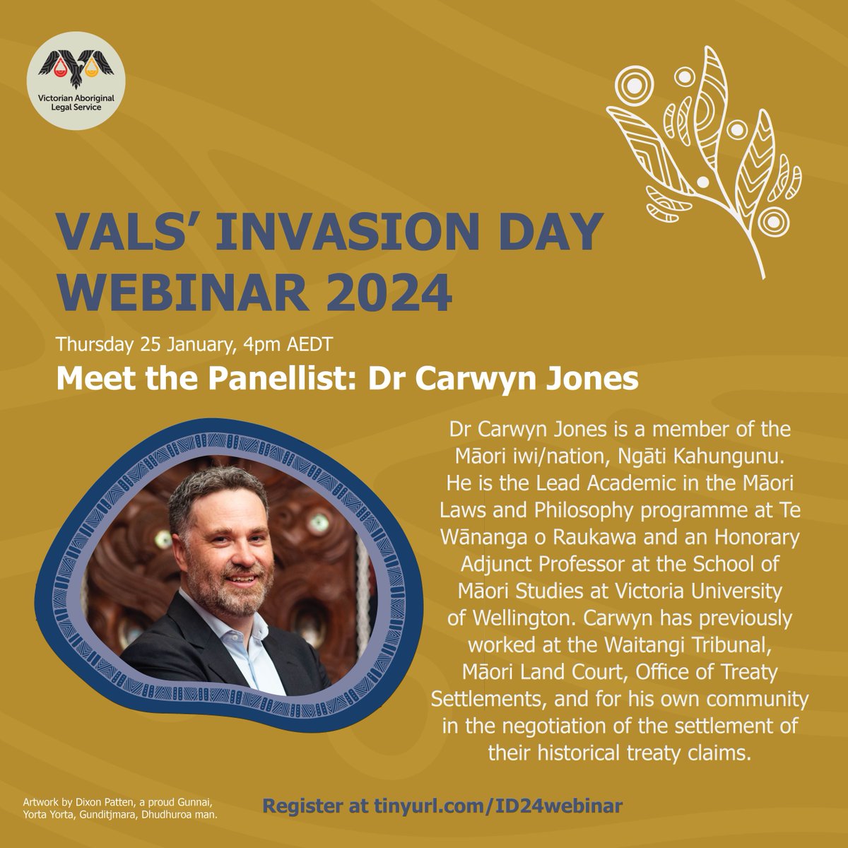 🌟 Meet the Panellist: Dr Carwyn Jones 🌟 With broad expertise in Māori Law and Treaty structures, we are honoured to have Dr Carwyn @Ahikaroa join us from Aotearoa. 👉🏽 Don't miss out - register at buff.ly/47DRSeA