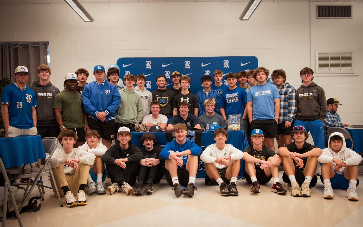 RHS_baseball14's tweet photo. Let’s make it official… ✍️✍️✍️

Congratulations to @Conner_C_22 on signing with @CSCC_BSB today! We are truly blessed for this young man’s leadership and commitment to our program.

#EARNED | #Tradition https://t.co/bEesrVFOm9