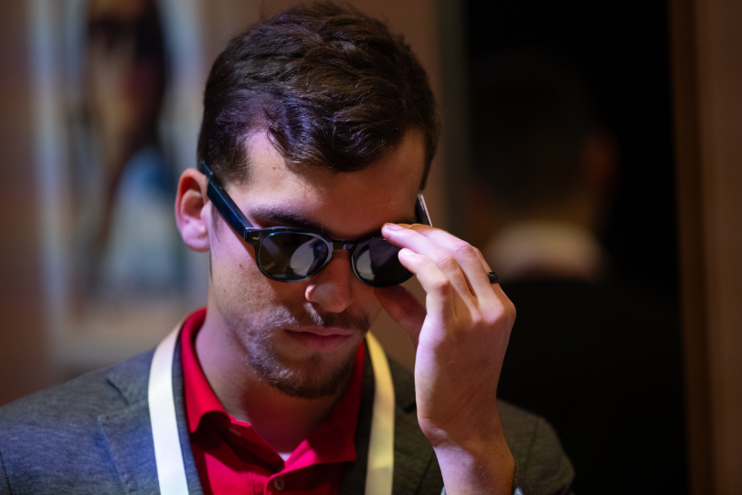 alexadevs's tweet photo. π Echo Frames allow customers to simply and easily use Alexa on the go. We put an emphasis on style and made the battery life longer. CES attendees are having a great time trying them on!
Learn more: https://t.co/aeW6hTqFSk
#AmazonCES #everydaybetter https://t.co/Z9b9eOuIft