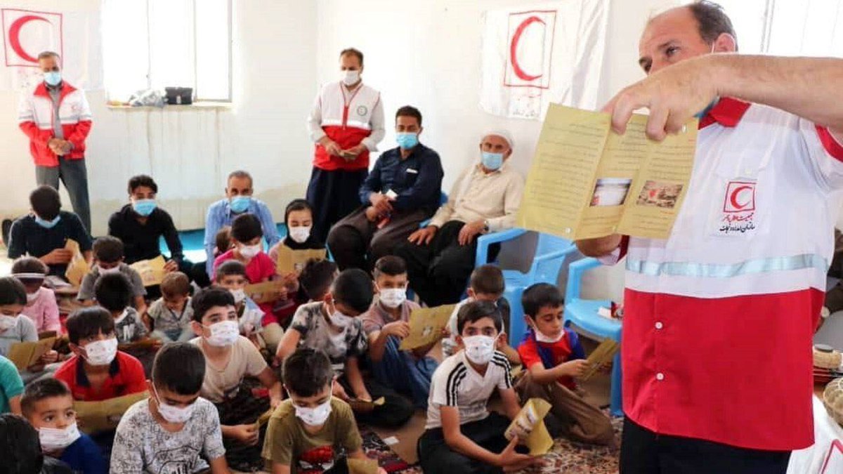 DMBaghfalaki's tweet photo. .Last year, @Iran_RCS S-Khorasan provided #RASB & #MineAwareness Training to 312,443 #Afghans aimed to raise awareness on perils of landmines & unexploded ordnance during #VoluntaryRepatriation at #Dugharun & #Taybad border crossings; 20 daily sessions to average 1300ppl.
@IFRC https://t.co/nuuWoggO6r