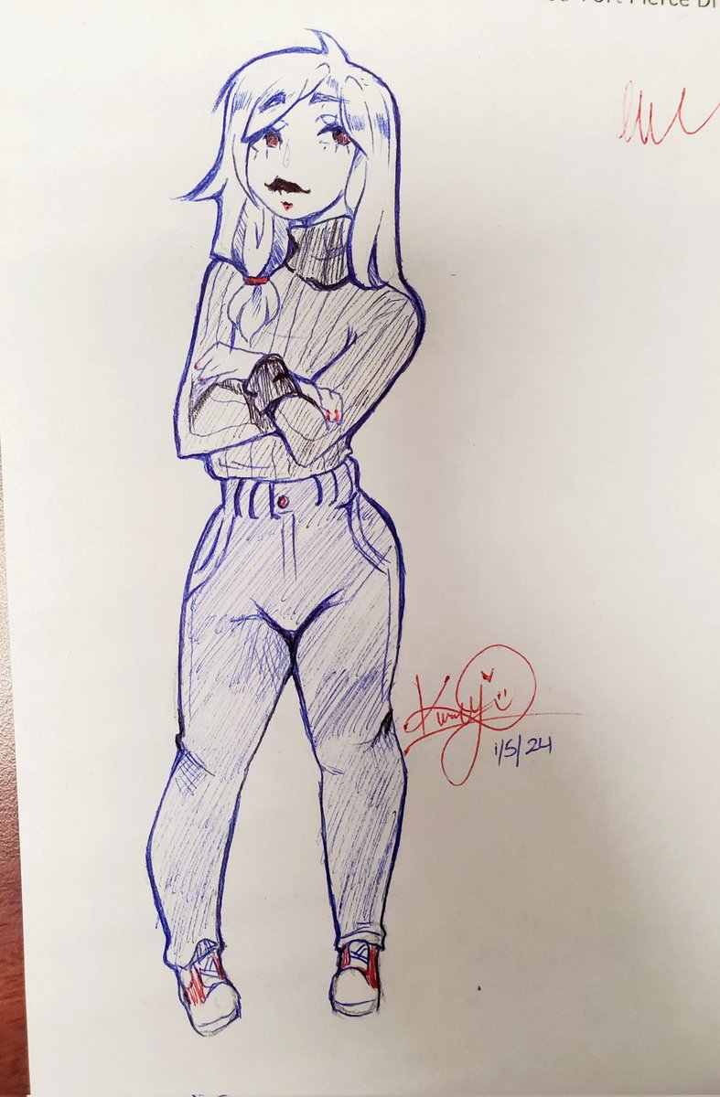 A small collection of work doodles while I'm at our front desk