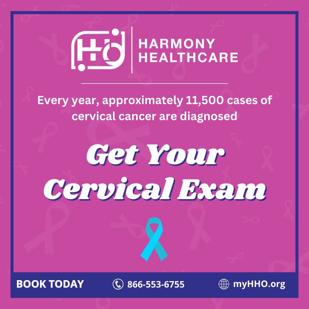 harmony_florida's tweet photo. 🌸 January is Cervical Cancer Awareness Month! 🌸 Don't be shy, schedule your cervical screening and take charge of your health 💪 #CervicalCancerAwareness https://t.co/ynf8ENm9Is