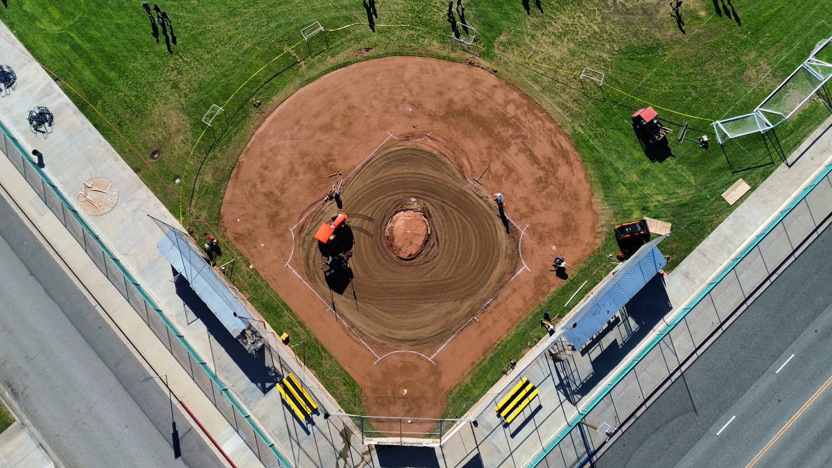 We had <a href="/cooper_turf/">Cooper Turf Solutions</a> out here rippin and dippin on the LL Field. Great progress today, sod incoming tomorrow…