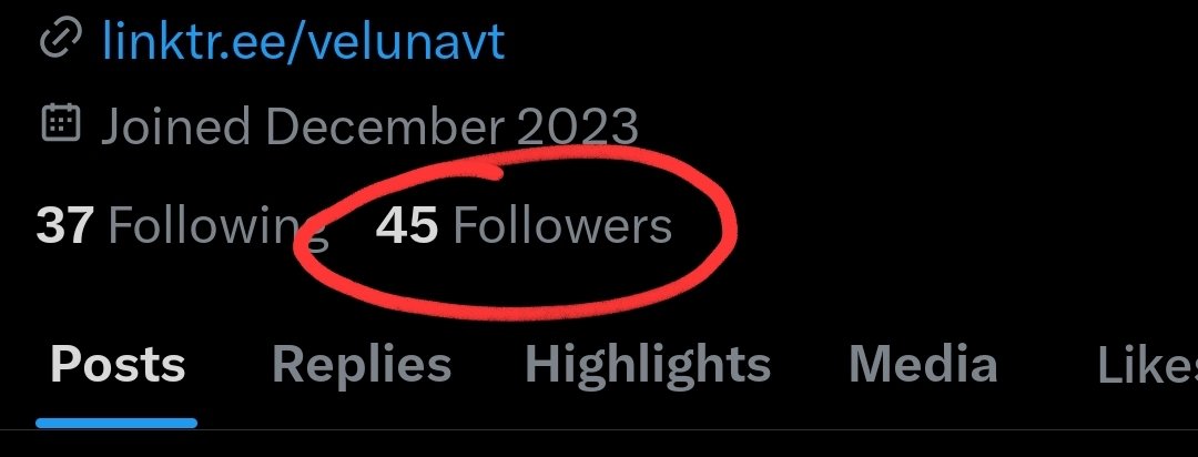 VelunaVT's tweet photo. Woah?? Don't know when this happened but thank you so much for 45!! 🥳🥳 https://t.co/4hHmezDrGb