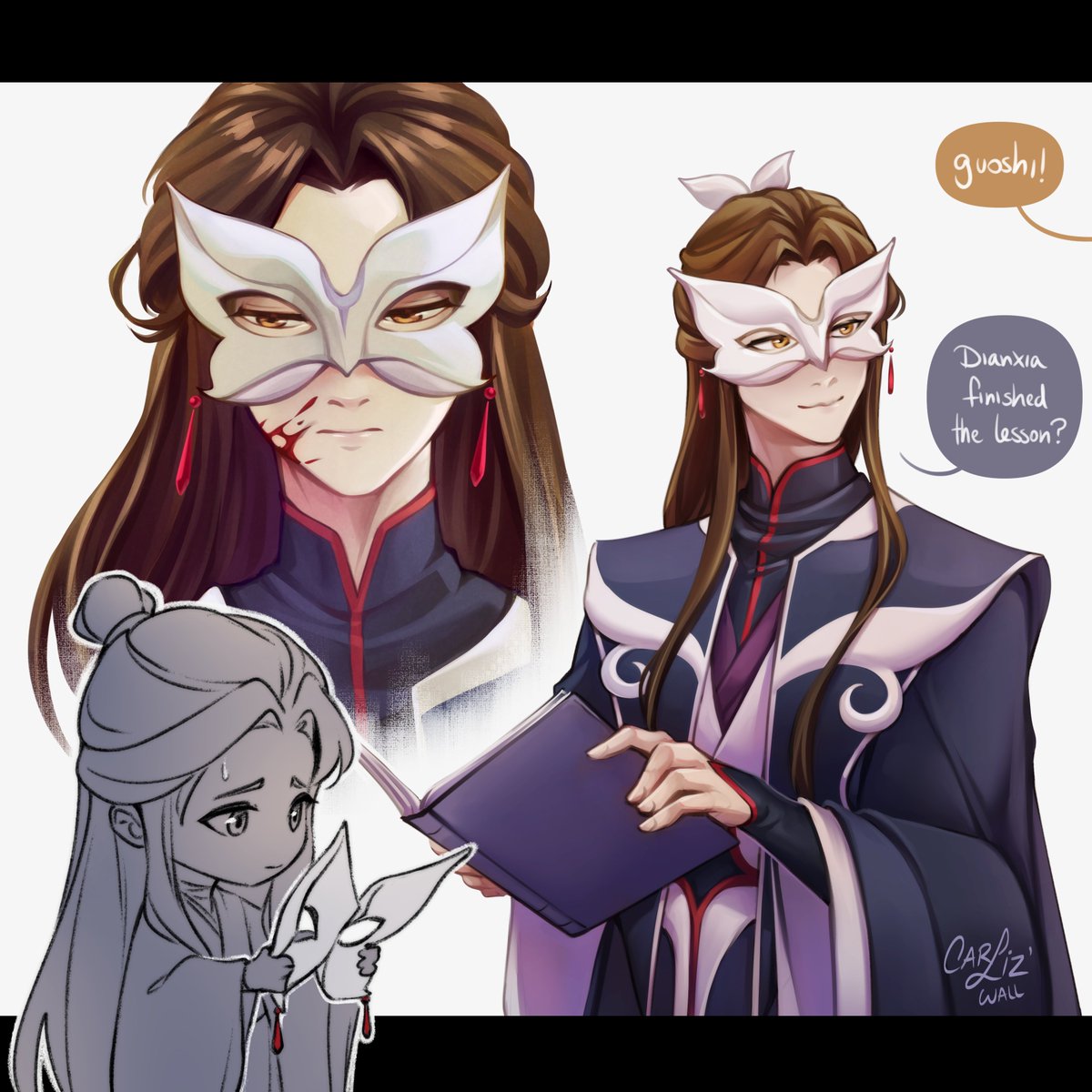 CarliChan's tweet photo. Fang Xin Guoshi 🦋
#天官赐福 #TGCF #XieLian https://t.co/IRDM91p8dw