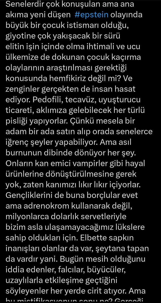 @retrolandin Yok ben doğru bilgi vermeye çalışmayı, nasıl olsa kimse devamını okumaz diye tweetin bir kısmının ekran görüntüsünü alıp kalanındaki zengin sövgüsünü kırpmaya ve sanki zengin aklamaya çalışıyormuşum gibi göstermeye çalışmaya tercih ederim. :D