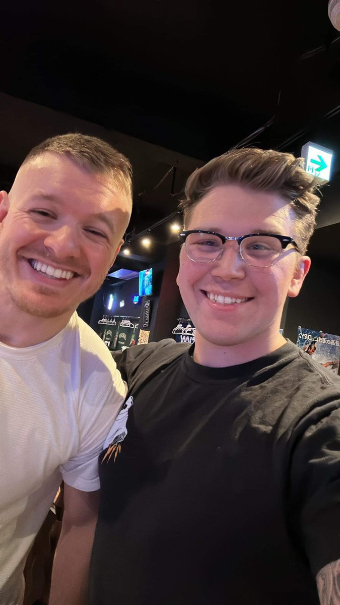 btorring's tweet photo. Love that Sterling came to visit Matthew in Japan. https://t.co/YwddpSS8Nk