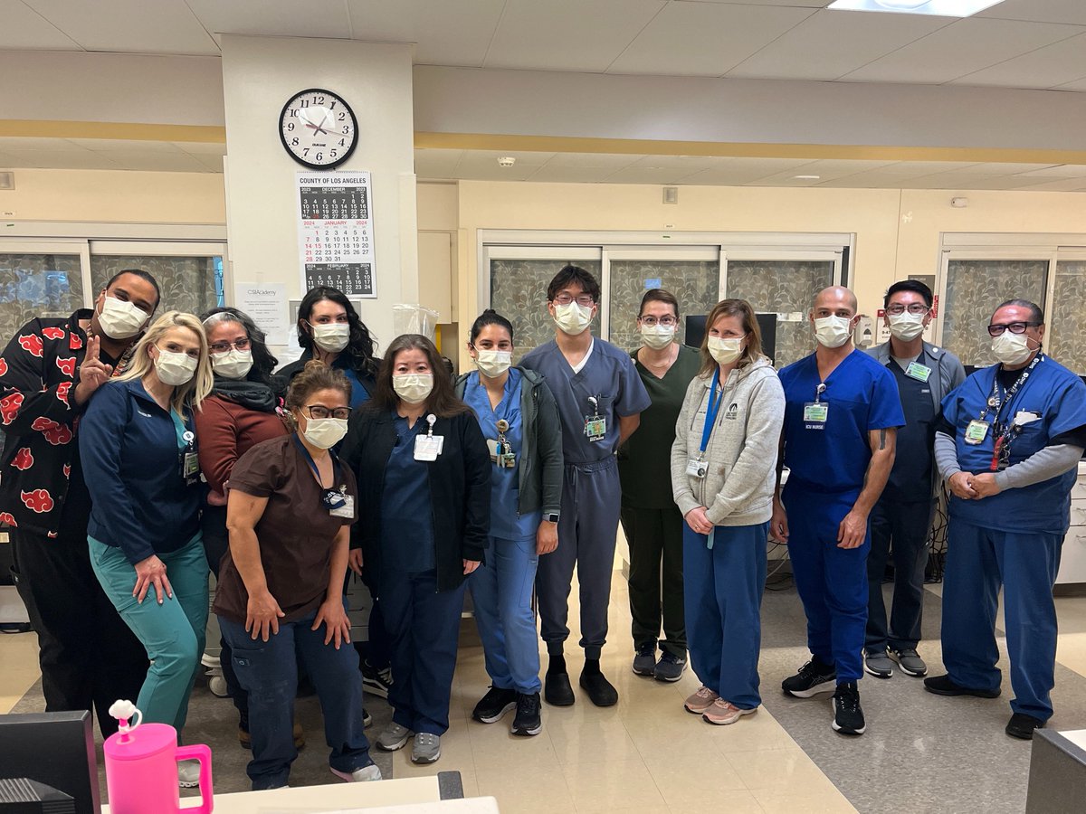 LAGeneralMed's tweet photo. A Thursday Thanks goes out to our incredible Surgical ICU Team👩‍⚕️👨‍⚕️. Their unyielding dedication and tireless efforts light up our wards every single day🔆. Grateful for their skill, strength, and compassion.🙌💙
#LAGeneral #ThankfulThursday #SICU #Surgical #ICU https://t.co/Aol7MNuvFL