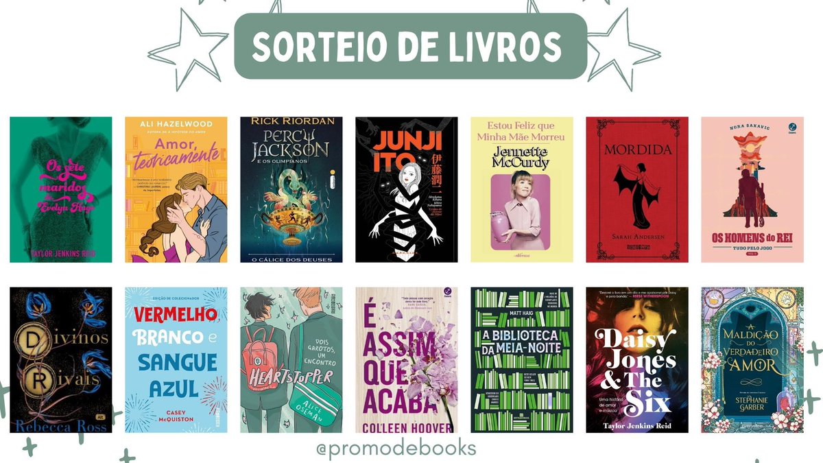 promodebooks's tweet photo. 🚨 Sorteio Relâmpago 🚨

📚 UM livro do banner ou UM PIX de R$50!

↪️ Regras:
• Seguir @promodebooks
• Dar RT nesse tweet
- Dar RT no tweet citado 

📆 Resultado: 18/01 às 22h30! https://t.co/aH2hUQ9T8r