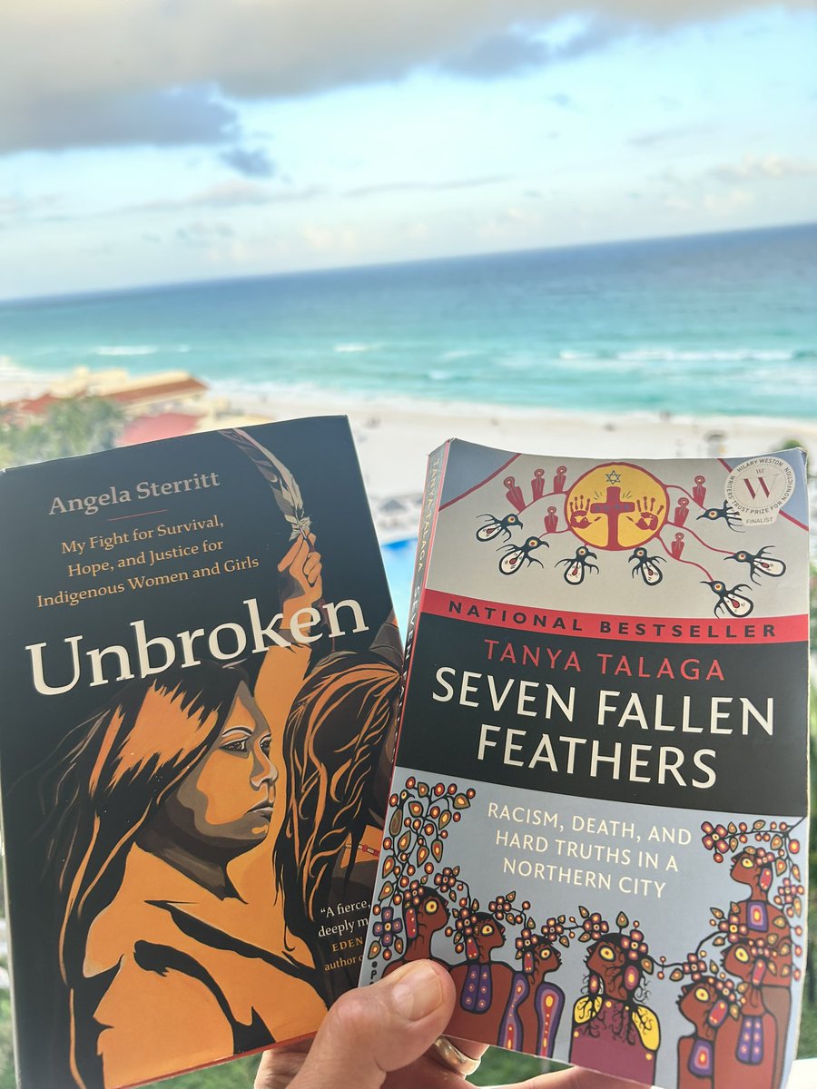 Two great reads while away. . It's not lost on me that my journey should and could have been very different if not for some very important people in my life. Thank you <a href="/AngelaSterritt/">Angela Sterritt 📘</a> <a href="/TanyaTalaga/">Tanya Talaga</a> for inspiring me to be a better indigenous man and police officer.