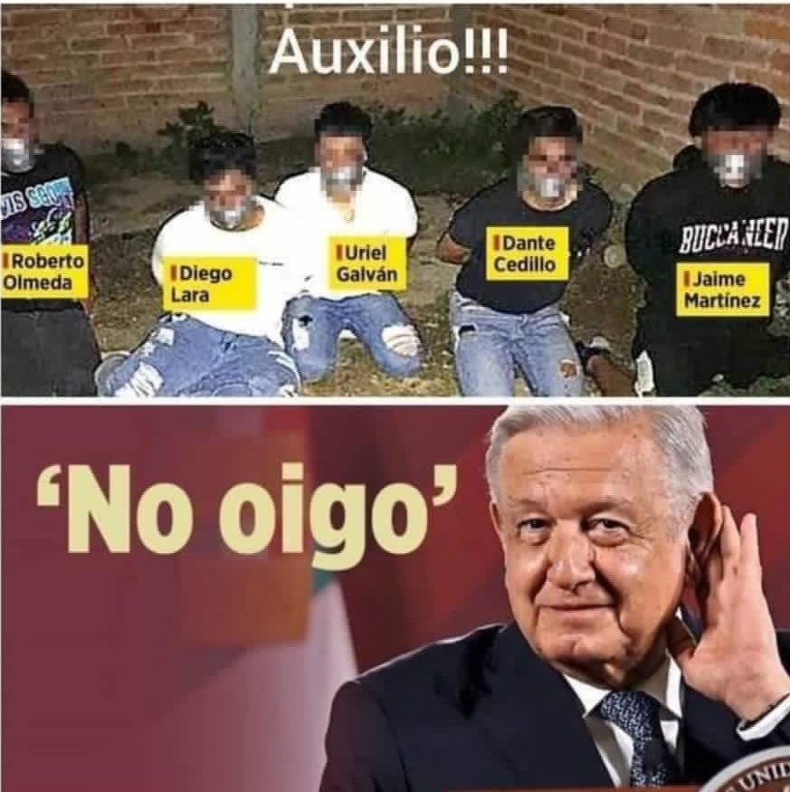 JaliscoRojo's tweet photo. Hoy se cumplen cinco meses de la desaparición de los 5 jóvenes de Lagos de Moreno Jalisco;  Roberto Olmeda Cuéllar, de 21 años de edad; Jaime Adolfo Martínez Miranda, 21; Diego Lara Santoyo, 20; Uriel Galván González, 21, y Dante Cedillo Hernández, 22 años, NO SE SABE NADA https://t.co/biUJpouuPi