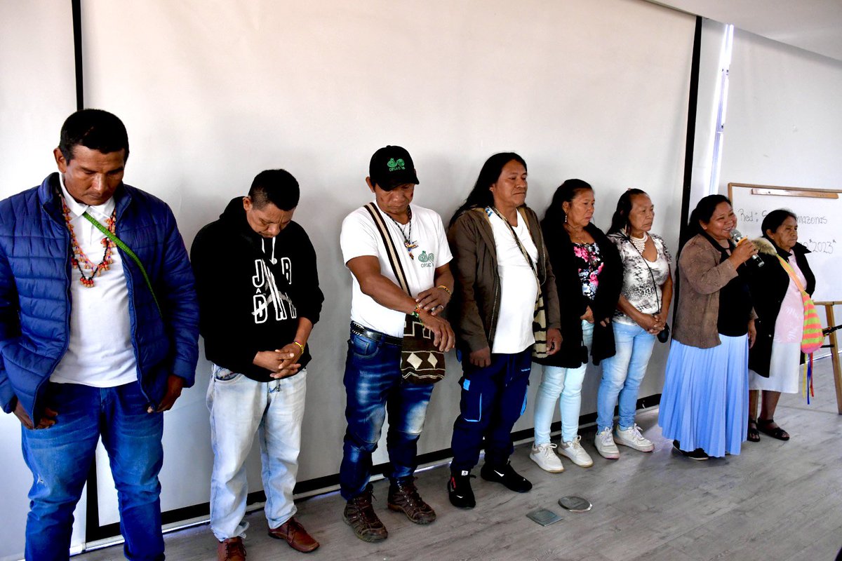 MesaAmazonica's tweet photo. 📢 En el último día de la sesión 80 de la #MRA, acordamos con el Gobierno Nacional la ruta, contenidos y cronograma de la Consulta Previa Libre e Informada de la Reforma a la Salud en el marco del #SISPI para la Amazonía Colombiana con base en sus Sistemas de Conocimiento Propio. https://t.co/fXXlspc4Dp