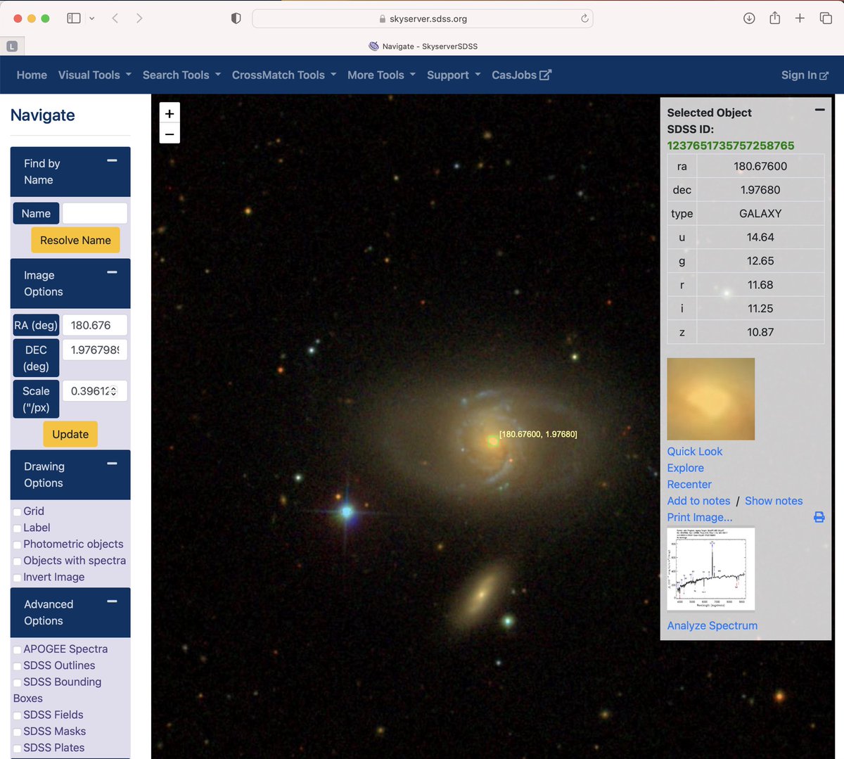 Finally, approximation of the H-Alpha line Equivalent Width as an indicator of Sloan Digital Sky Survey DR17 Galaxy Starburst activity.

#astronomy #astronomers #Galaxies #Starburst #Science #GalaxyZoo #Python #SDSS #Spectra