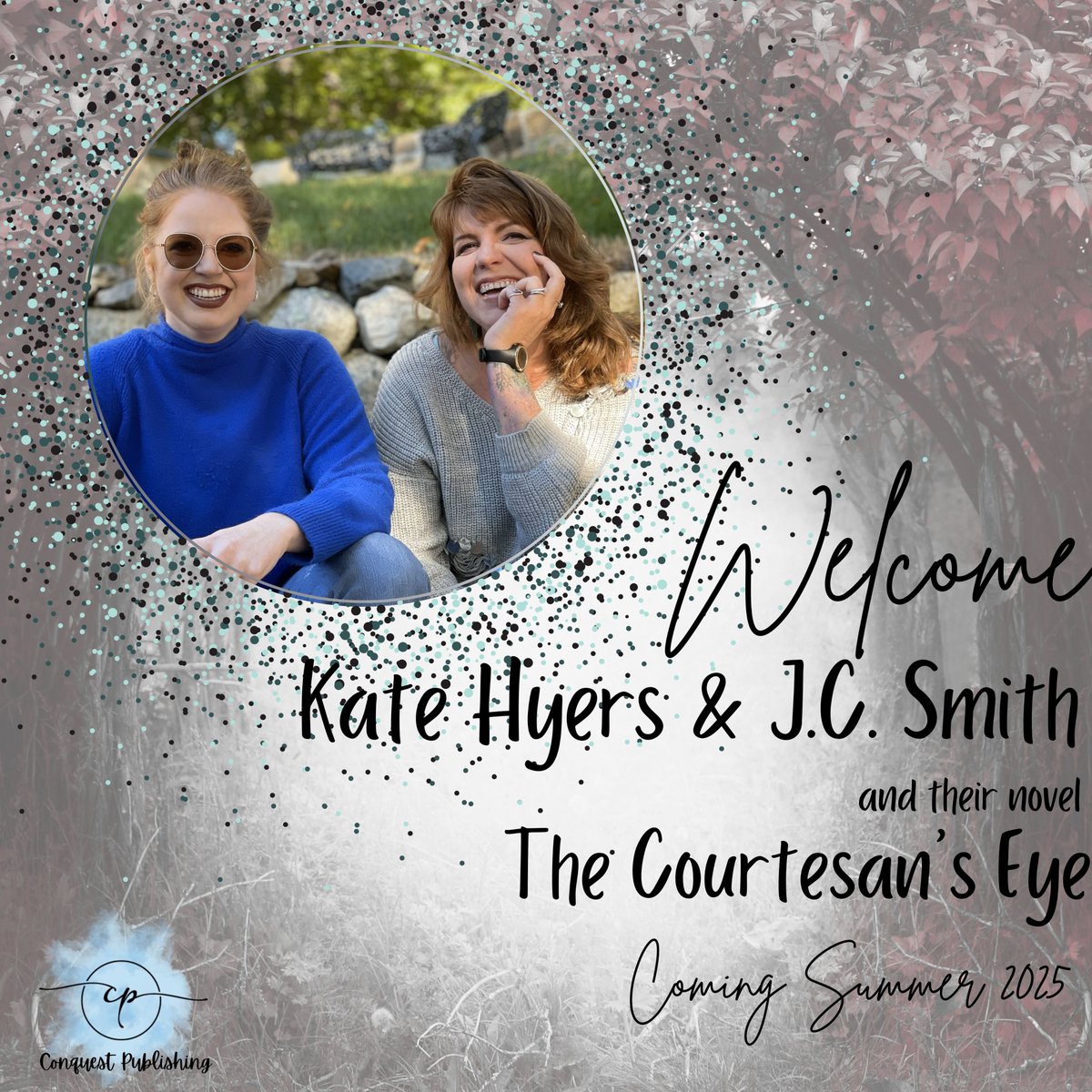 PublishConquest's tweet photo. 🥁 DRUM ROLL 🥁

Welcome to the Conquest family authors @kj_hyerssmith! Their debut dark romantasy, The Courtesan's Eye, will launch the summer of 2025! https://t.co/4faTuPJ0yF