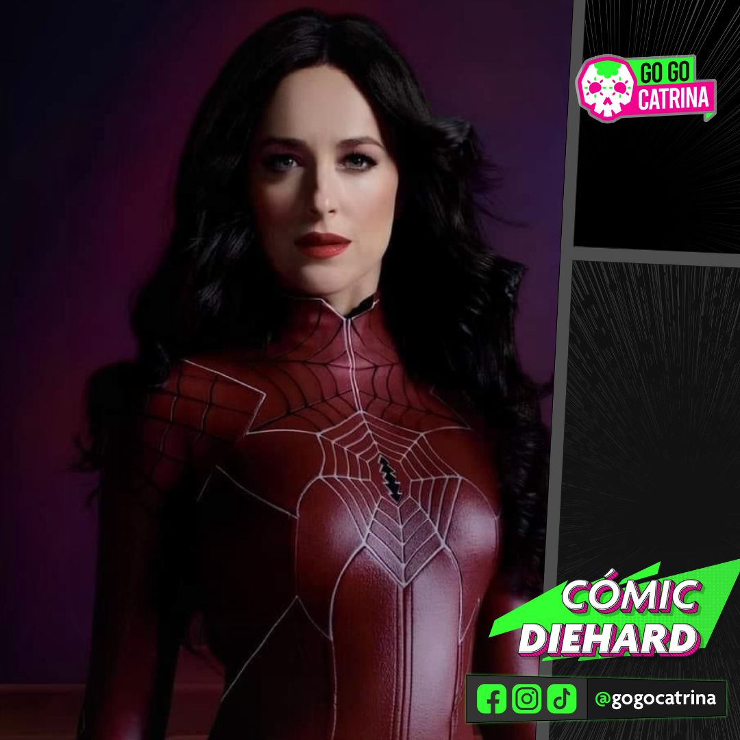 Tenemos un primer vistazo al traje que utilizará #Dakota en #MadameWeb . Se les olvidó desactivar el modo belleza en su cámara :v  

¿Cómo lo ven? ¿Le ven potencial a la peli?