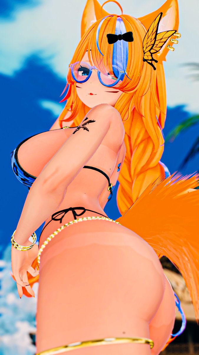 New year, new me. 🧡 Yes, i reworked myself! 💙 Yes, i have a fatter booty! 🧡 Yes, i am still a fuckin Tide Pod! 💙 Thank you @MaliMisery for taking these! 🧡🧡🧡🧡