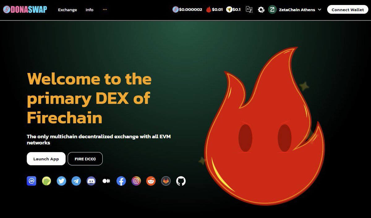 0xdonaswap's tweet photo. π Exciting News! π DonaSwap ecosystem welcomes @zetachain testnet!
π Explore enhanced functionalities and cutting-edge features in our decentralized platform.
Join us on this journey. #DonaSwap #ZetaChain #AthensTestnet πβ¨
https://t.co/PLuG2s0KV6 https://t.co/gkLknWWFI9