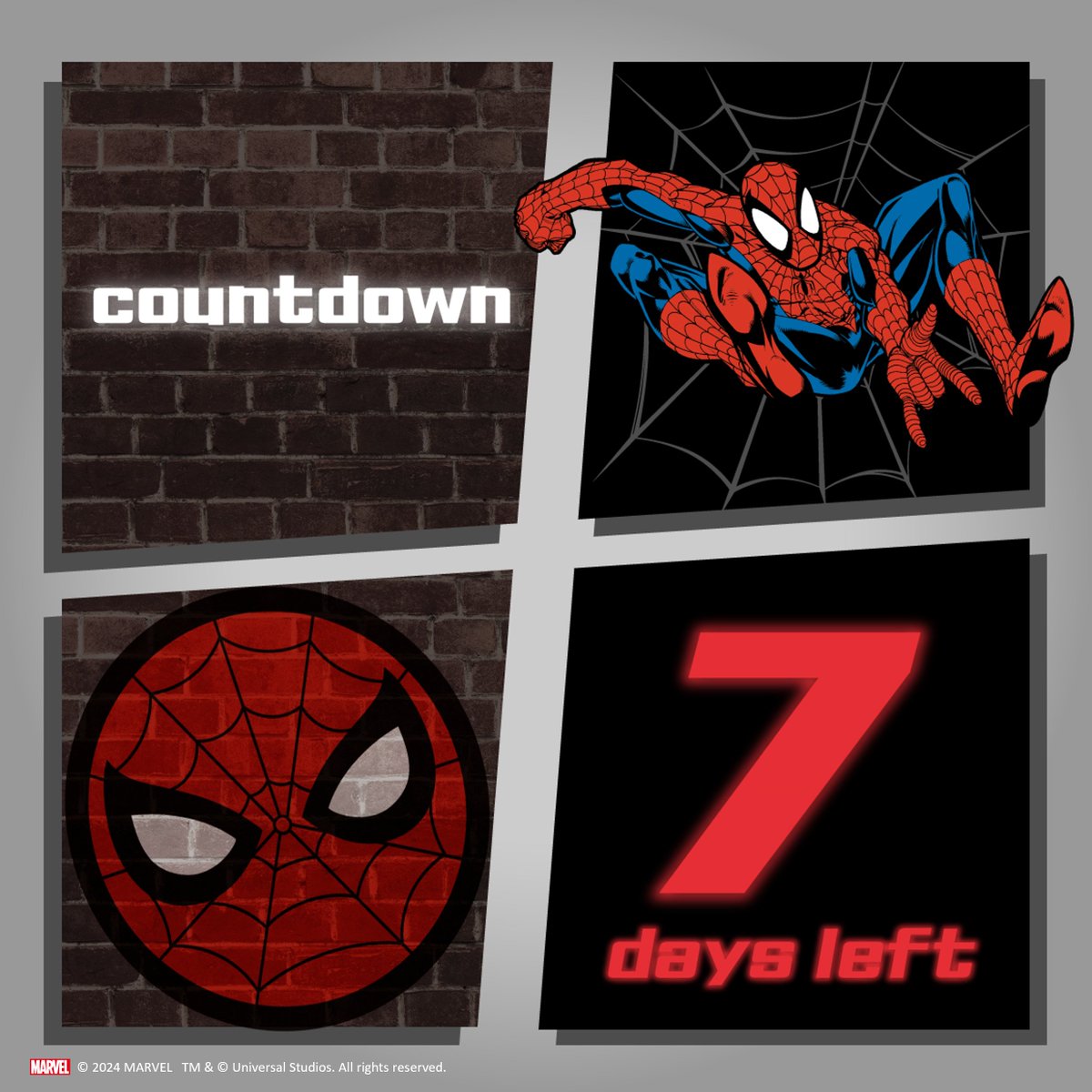 USJ_Official's tweet photo. 終了まで、あと１週間。
#ありがとうスパイダーマン

長く愛してくれた皆さんならではの
『#USJスパイダーマンライドあるある』
大募集。

🕸あのポーズをしちゃう🕸
🕸一日何回も乗っちゃった🕸など

ぜひ引用ポスト🔁で教えてください♪

https://t.co/hVJKJJG7xZ

#ラストアメージング #USJ https://t.co/3LxQ4guPKz