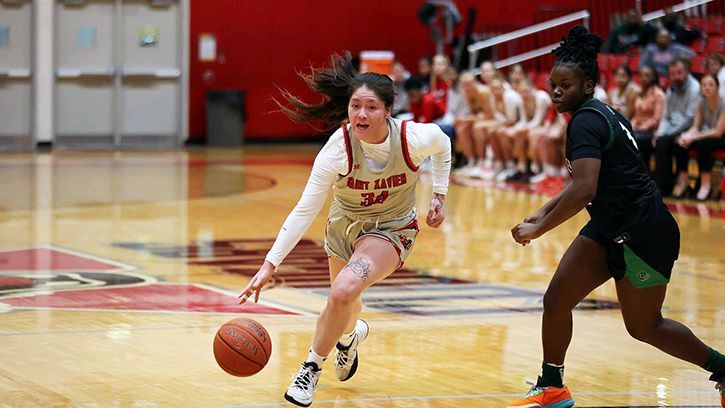 ndnsports's tweet photo. Bethany Baldwin (Potawatomi) Led Saint Xavier University with 21 Points in Loss to No. 21 Indiana University South Bend
#NativeAthlete #Potawatomi #ForestCounty
 https://t.co/QmzAdYrbYc https://t.co/ra0l3TbdAF