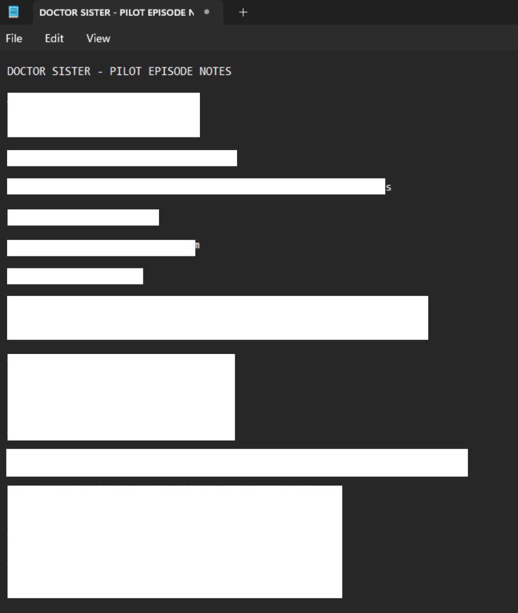 our first meeting happened this week! had to redact some info so we don’t spoil anything 🔥