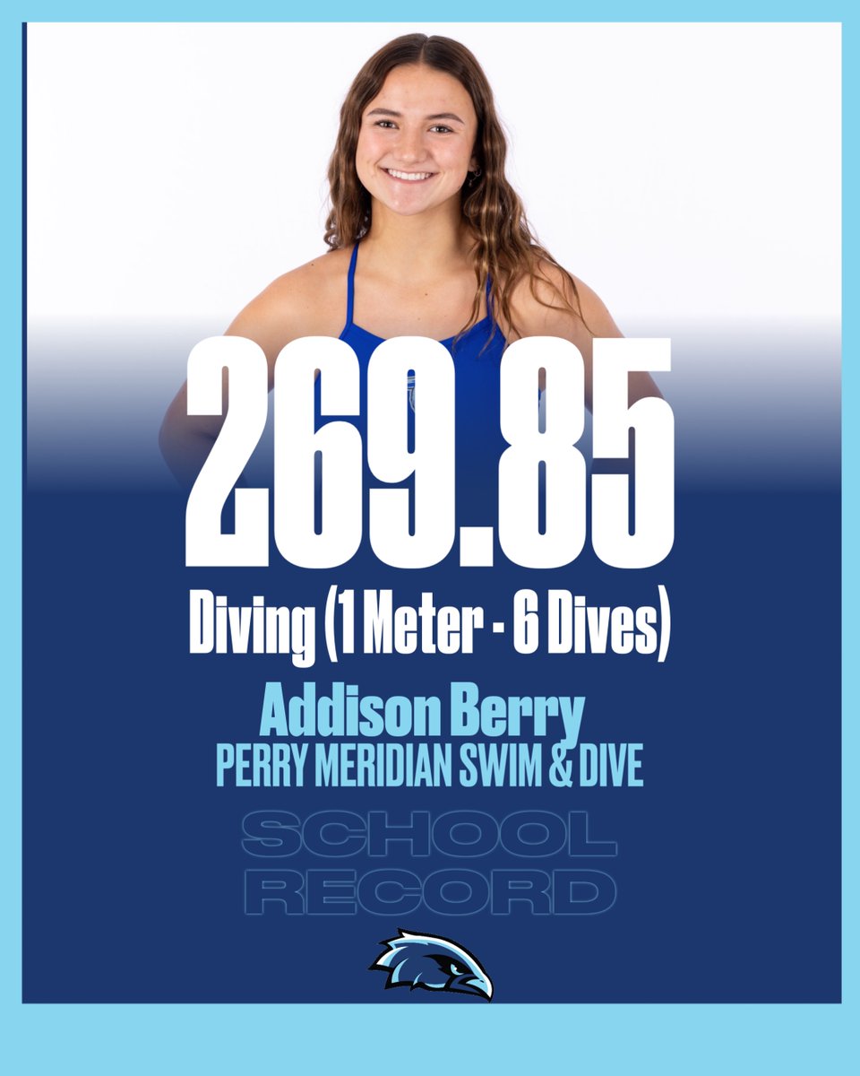 On Senior Night &amp; against our township rival, Addison set a new school record! Phenomenal performance by this Falcon!
