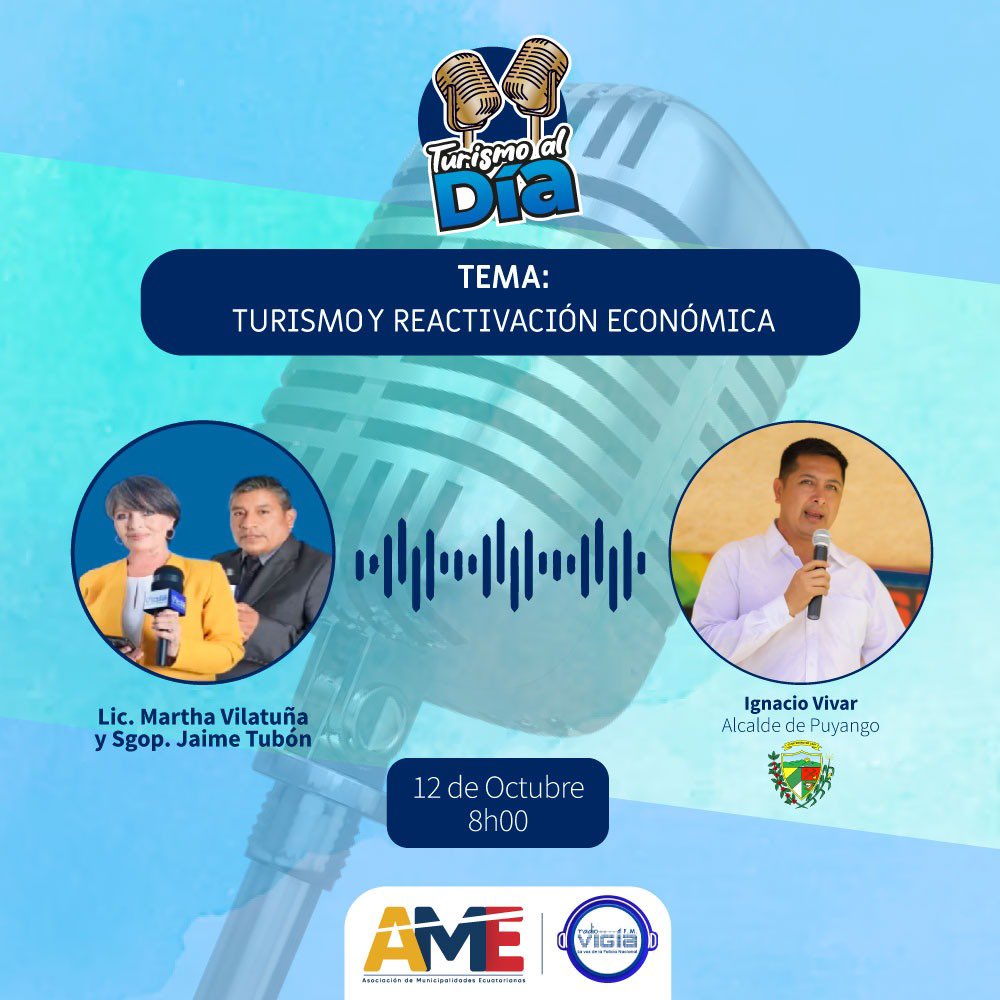 AMEcuador's tweet photo. Te invitamos a conocer la 🍲gastronomía, cultura y🏞️atractivos turísticos de #Puyango, en nuestro segmento de #TurismoAlDía, por la señal de📻 @radio_vigia.

🗓️viernes, 12 de enero

⏰08:00 https://t.co/AsUMSYYWd4